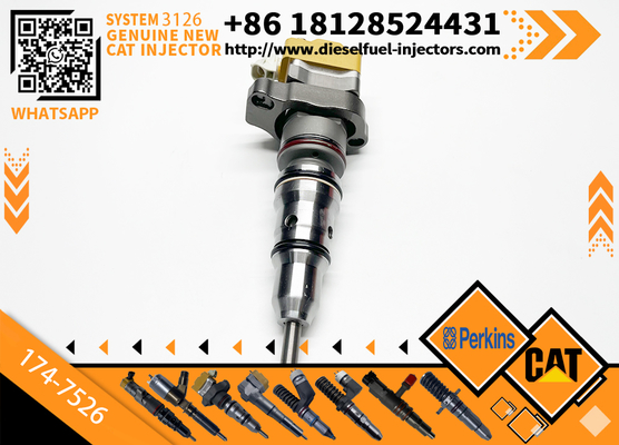 Diesel CA-T Fuel Injector 3412 174-7526 20R0758 for Cater-pillar 3412E Engine